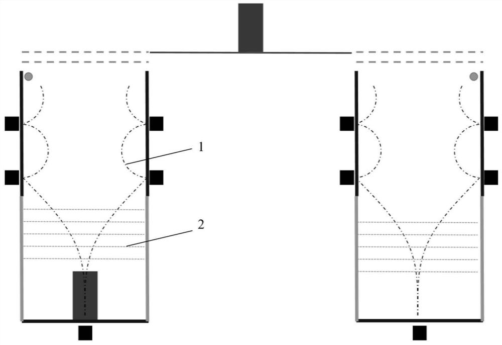 Mixed-effect ring type ion thruster based on segmented anode