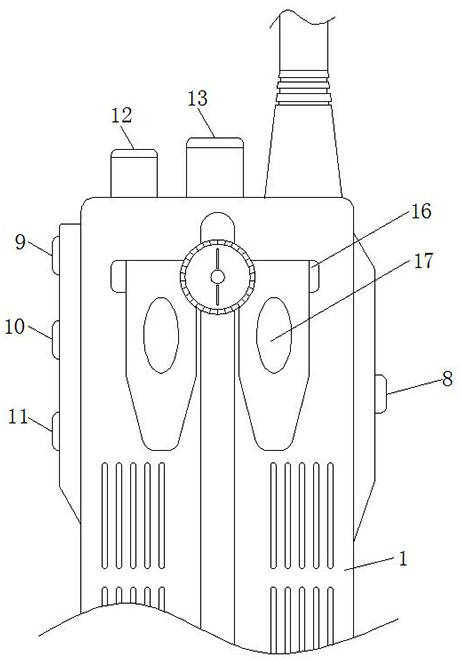 Interphone capable of increasing reception and sound amplification and effectively preventing dust