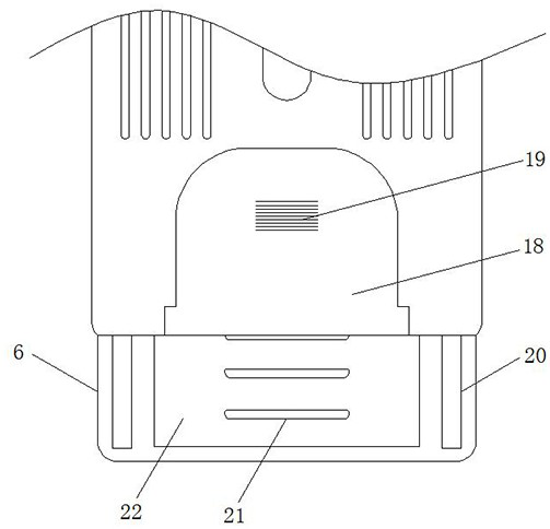 Interphone capable of increasing reception and sound amplification and effectively preventing dust