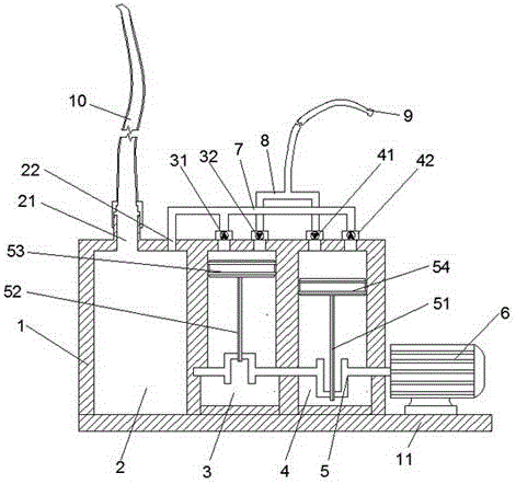 Vehicle-mounted dust collection and air inflation integrated air pump