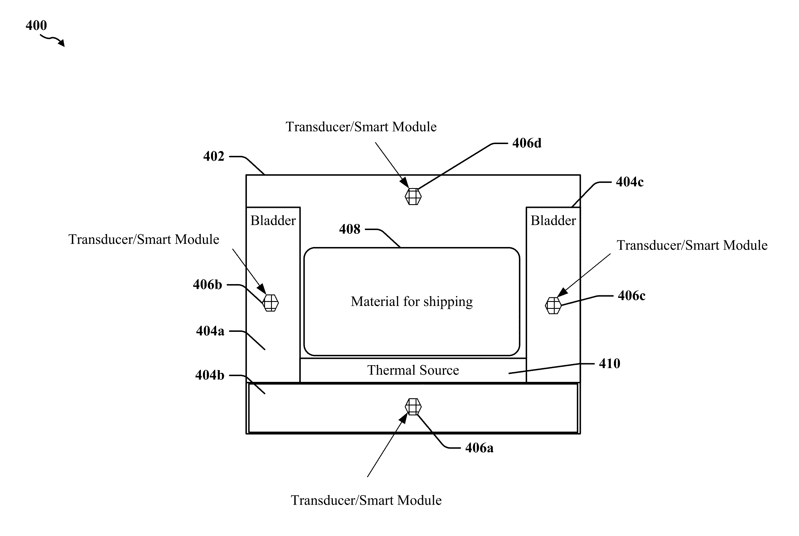 Method for determining the remaining life of a thermal mass in a shipping package while in transit