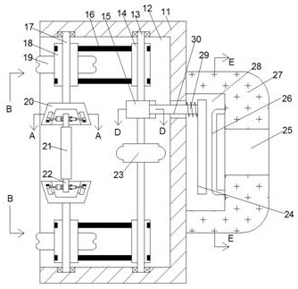 A printing device based on a ribbon