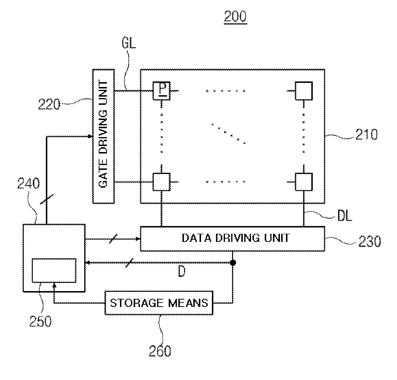 Image sensor and driving method therefor