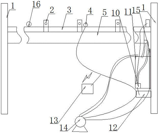 Substation line overvoltage data acquisition, storage, monitoring and cooling device and monitoring method