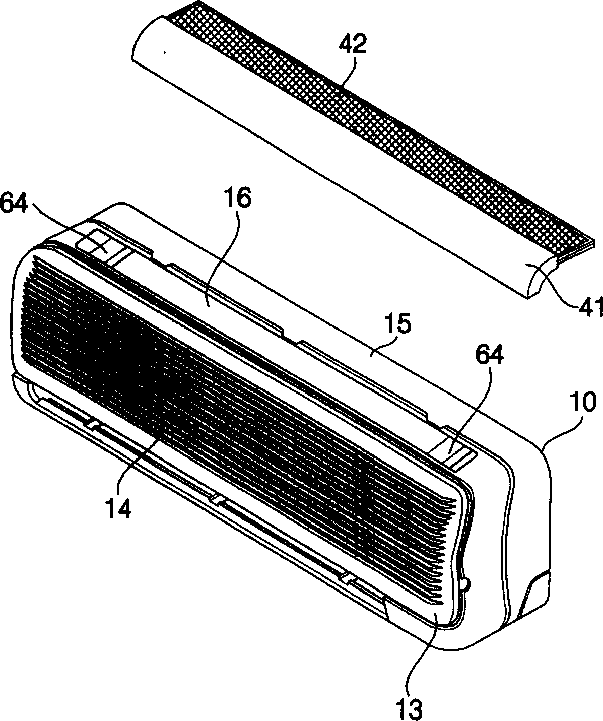 Air conditioner indoor unit with improving air purifying function