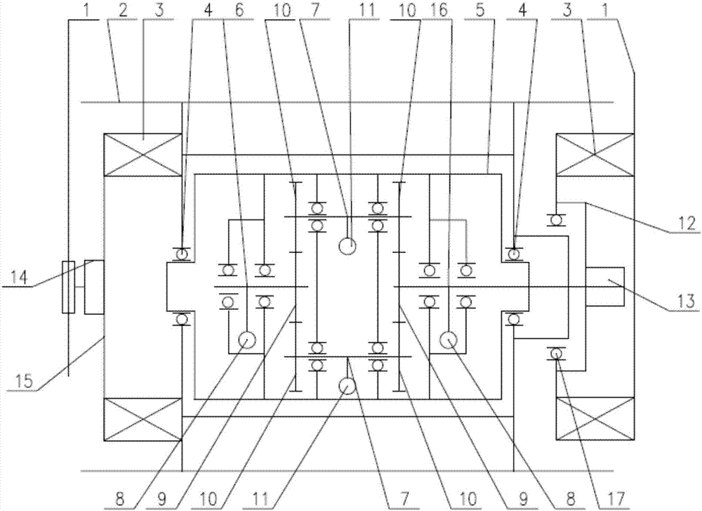 Perpendicular vibration road roller