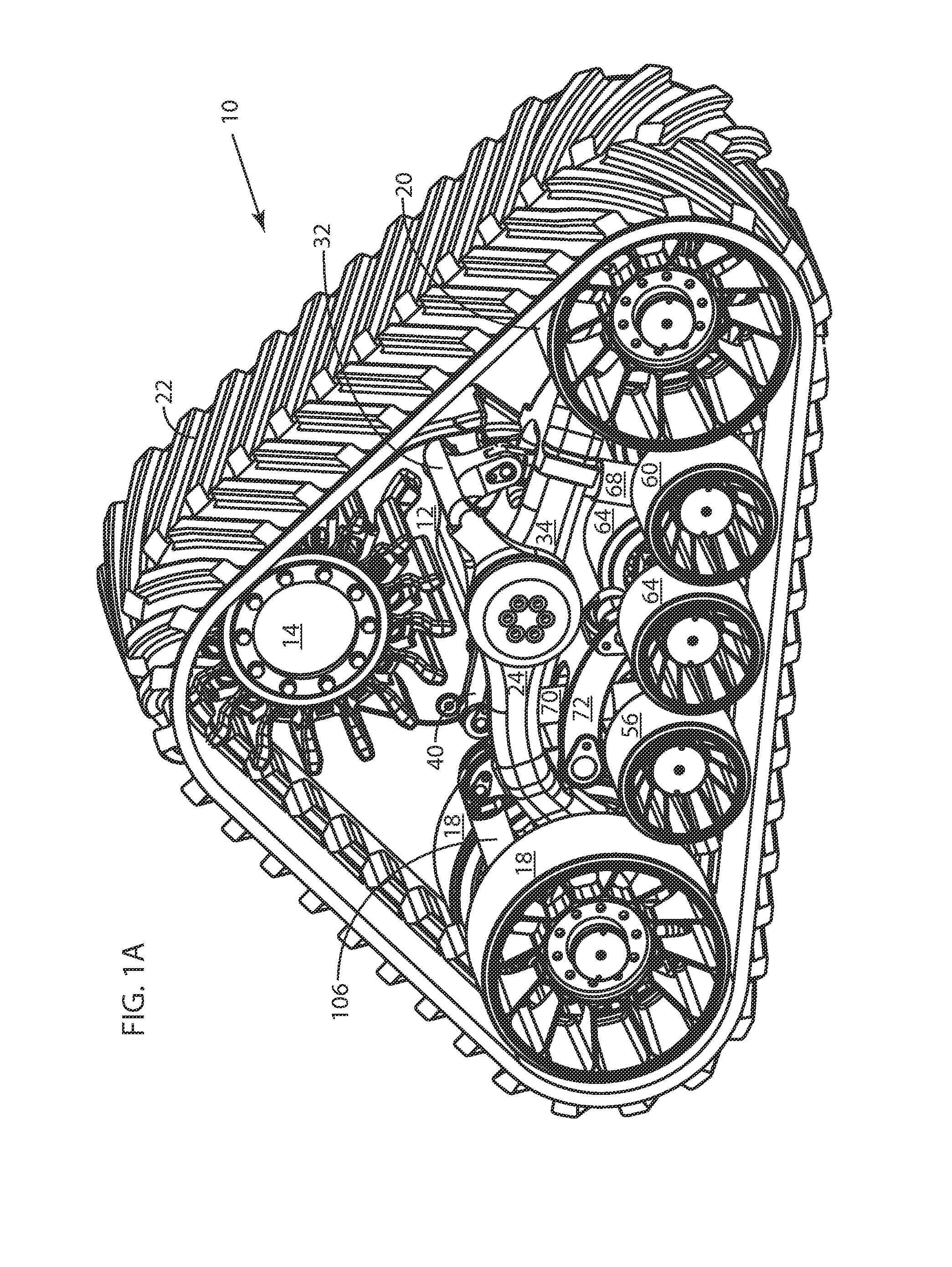 Track-module bogie-suspension system