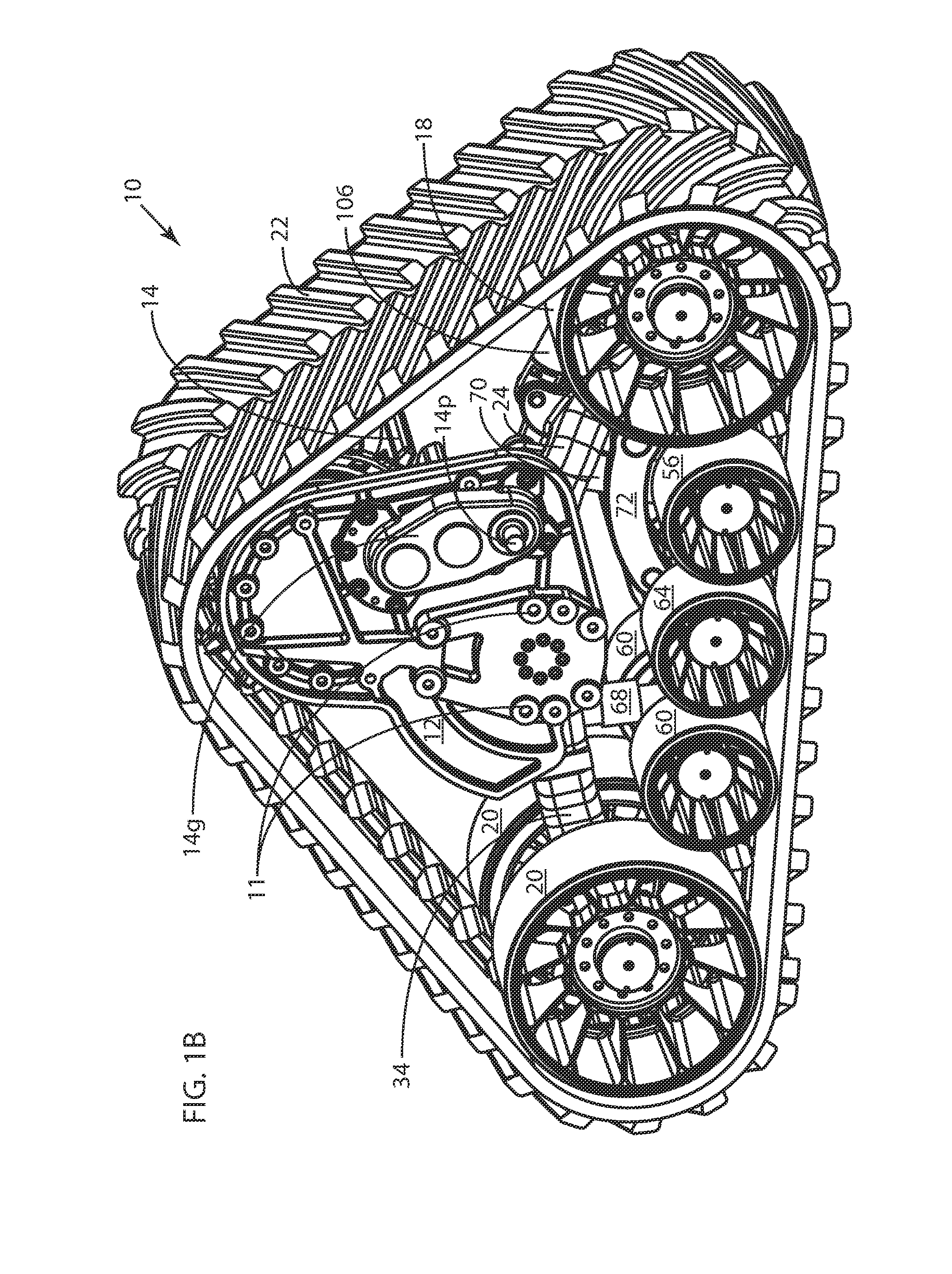 Track-module bogie-suspension system