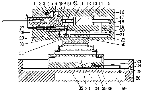 Rock drilling device