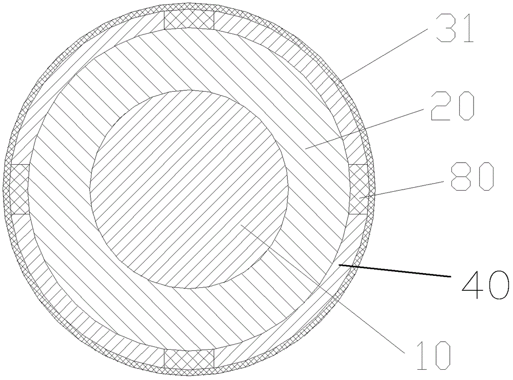 Motor permanent magnet fixing structure, fixing method and motor including the same