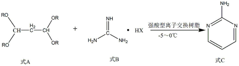 Method for synthesizing 2-chloropyrimidine