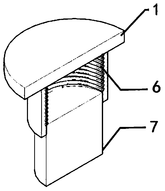 Passive wireless displacement sensor based on helix antenna and displacement sensing system