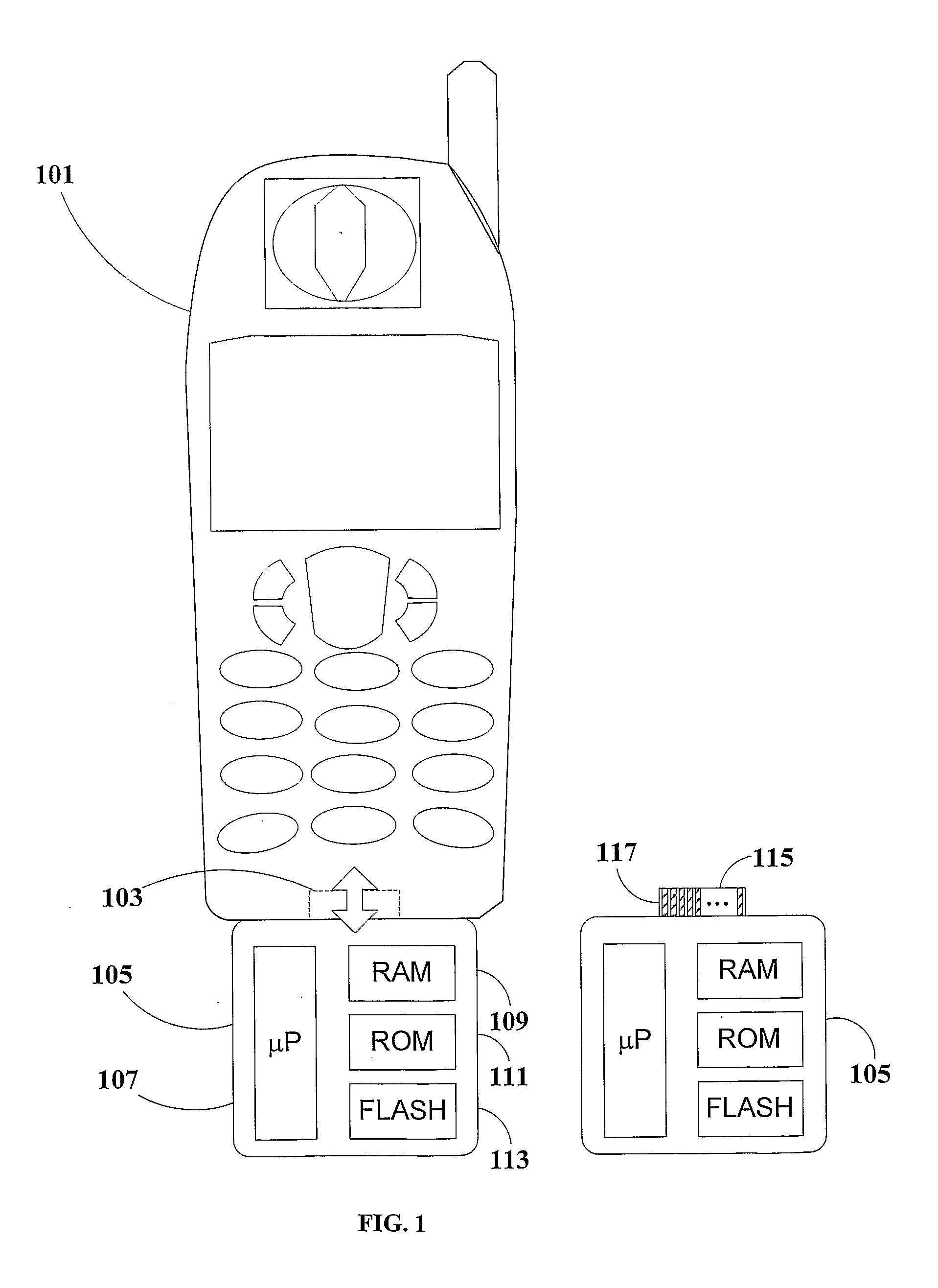 Plug-In Device for Enabling Mobile Telephone to Execute Applications