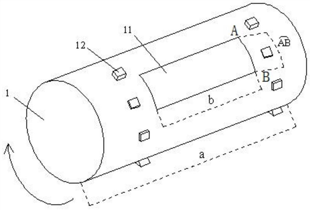 Holding device for barrel plating of patch components and application method of holding device