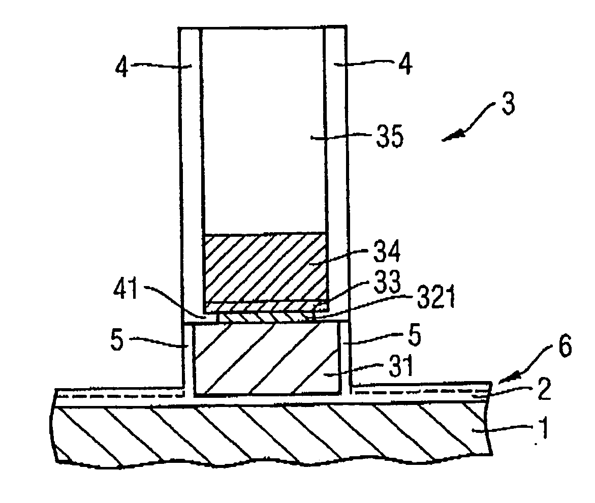 Multi-layer gate stack structure comprising a metal layer for a fet device, and method for fabricating the same