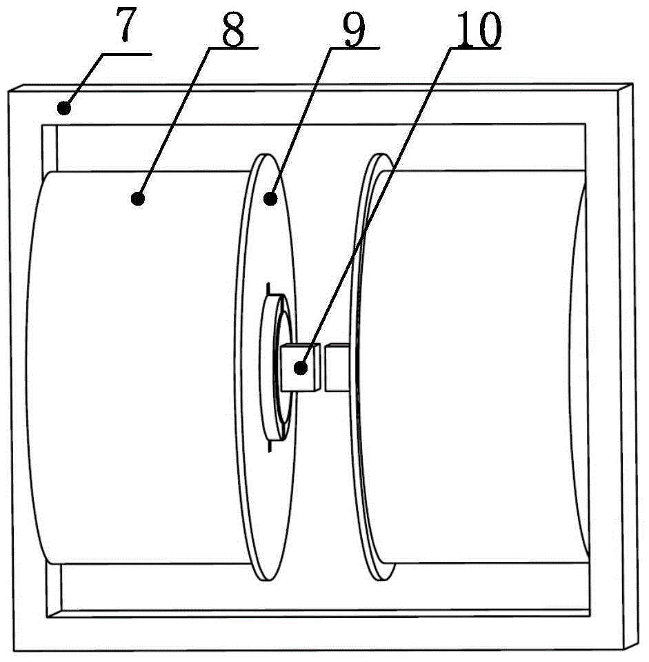 Flexible mechanical arm vibration reducing device and method based on controllable rigidity and controllable damp