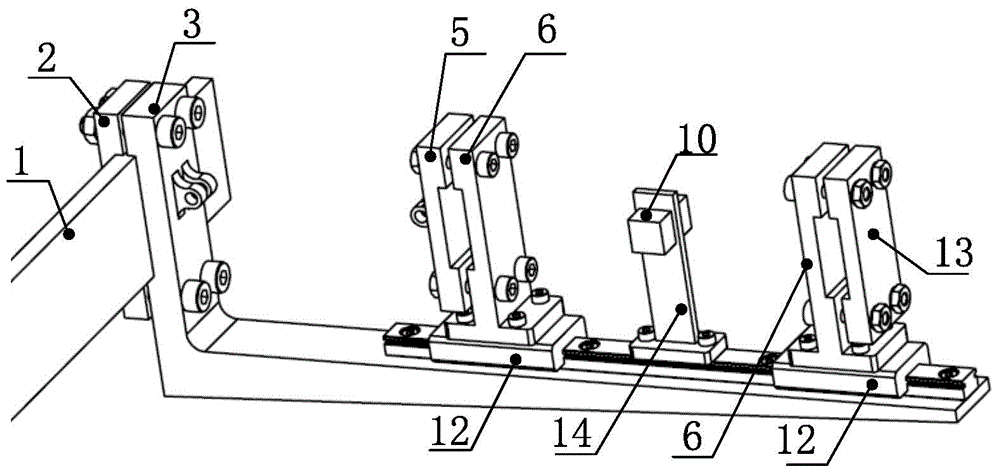 Flexible mechanical arm vibration reducing device and method based on controllable rigidity and controllable damp