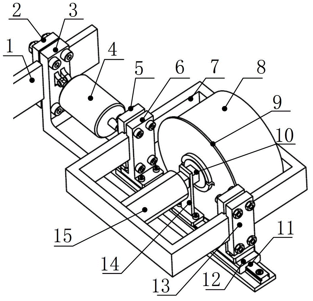 Flexible mechanical arm vibration reducing device and method based on controllable rigidity and controllable damp