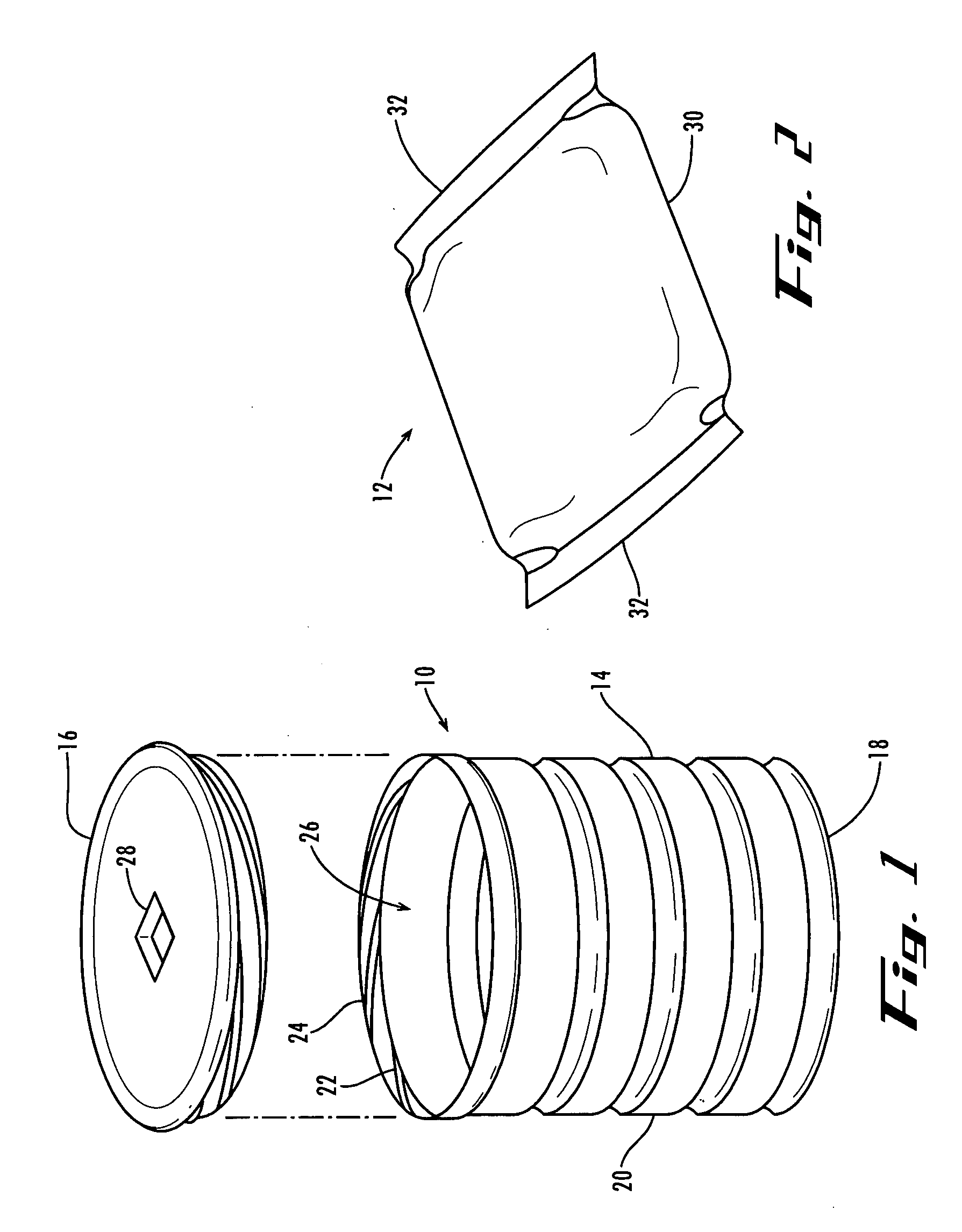 Reusable Container and Method for Retorting Flexible Packages Containing Foodstuff