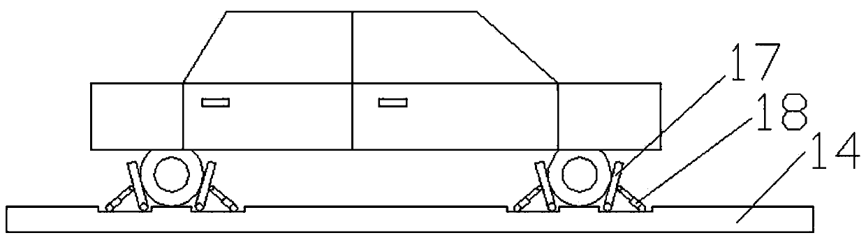 Efficient automatic car wiping equipment and application method thereof