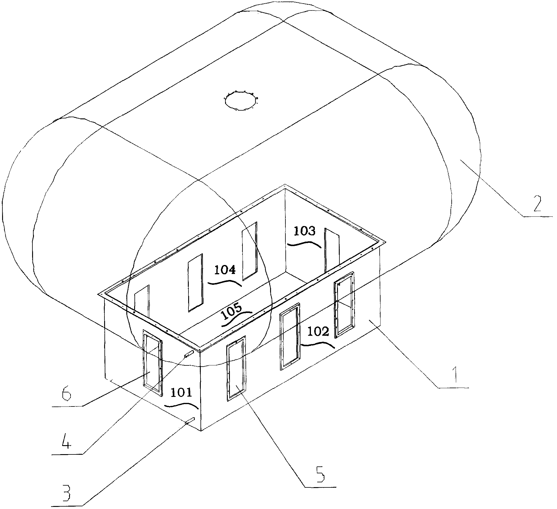 A controllable atmosphere protection device for laser rapid forming of titanium alloy parts