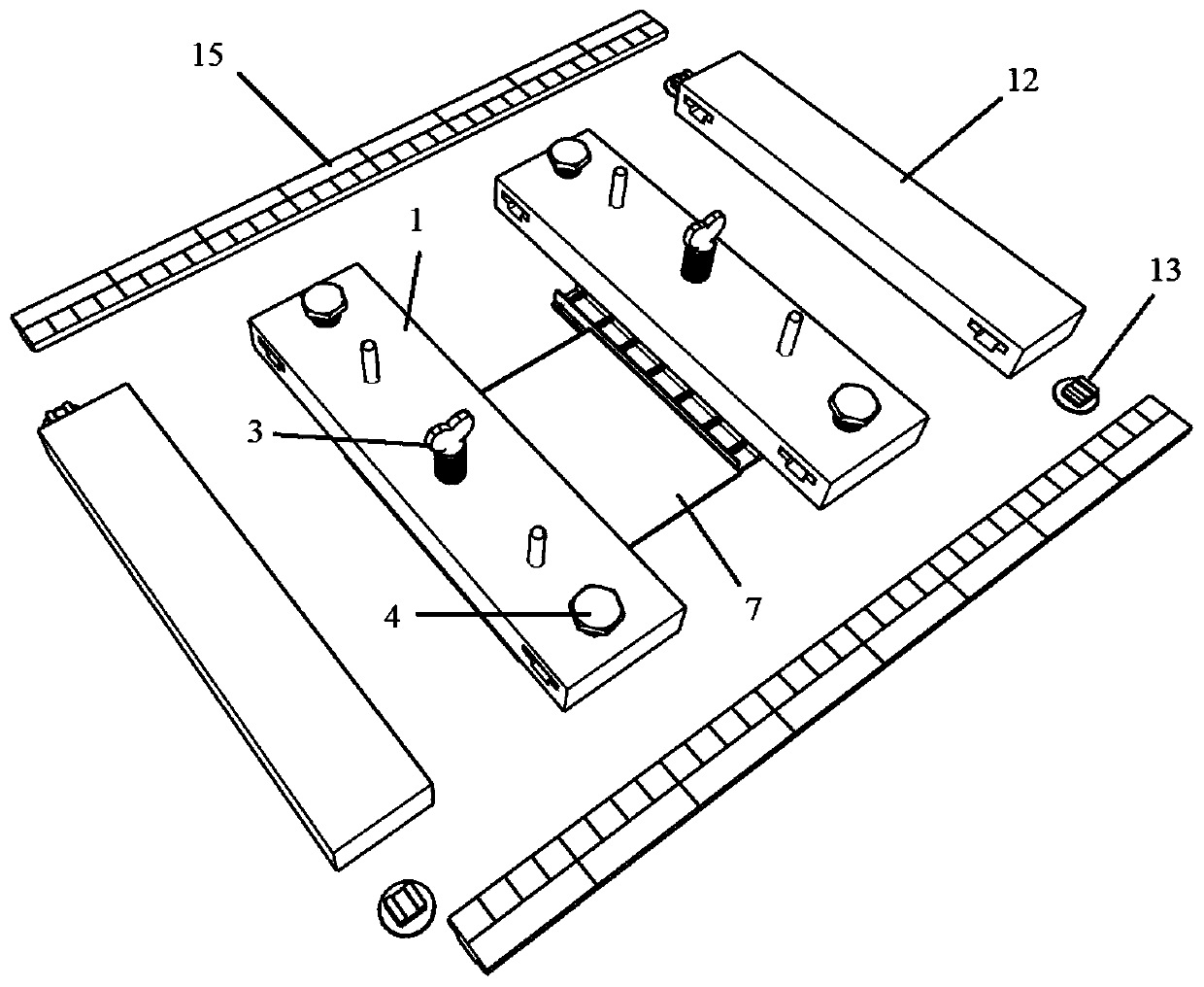 Biofilm observation objective table of laser confocal microscope