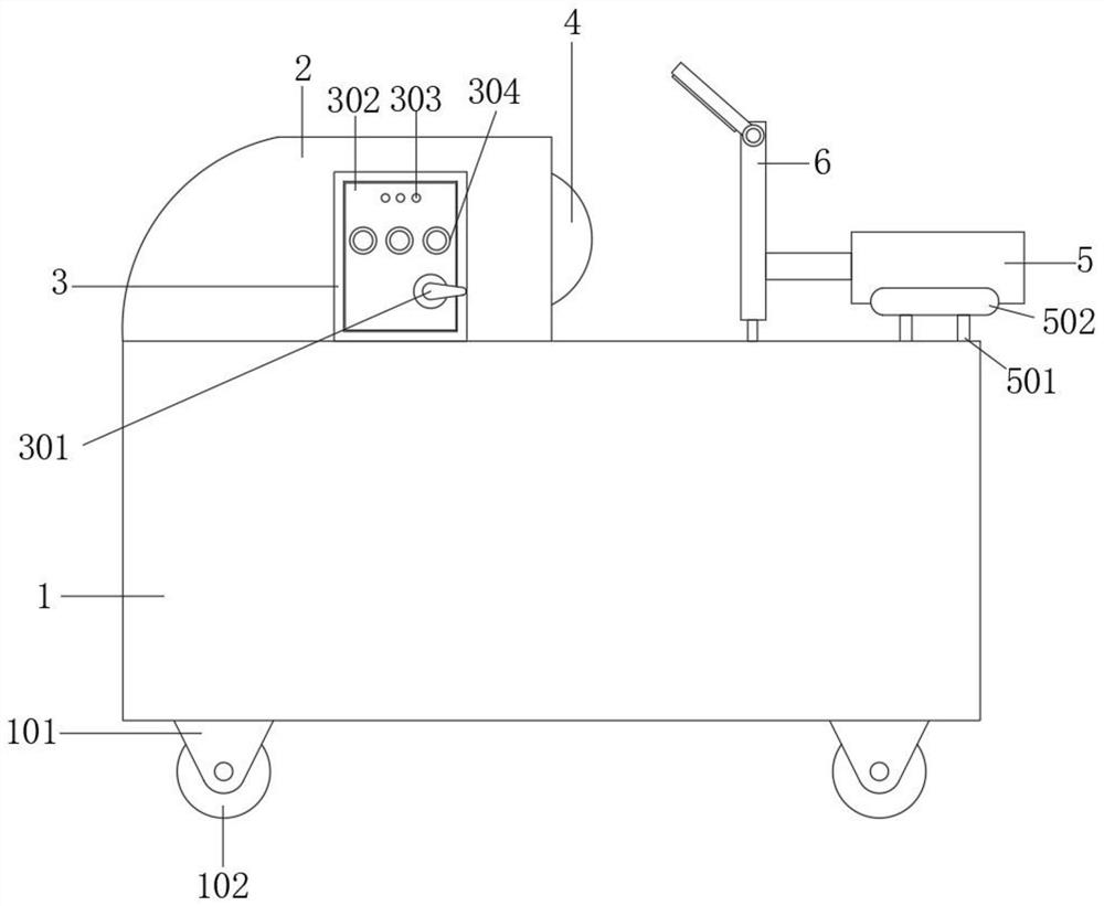 Wood cutting machine with anti-deviation device