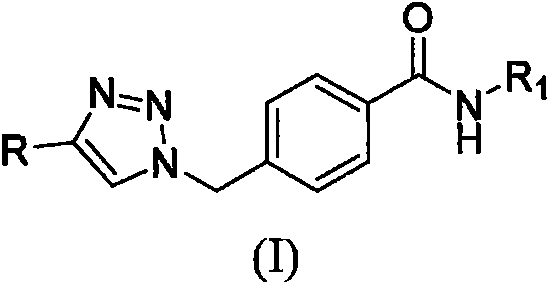 1, 2, 3-triazole hydrazide or amide compound as well as preparation method and application thereof