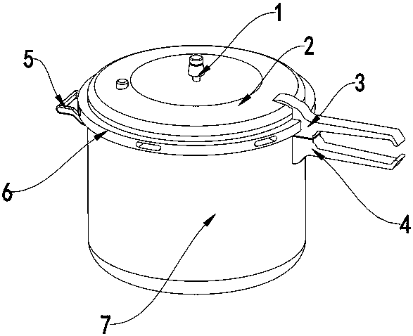 Aluminum pressure cooker body with oxidation film