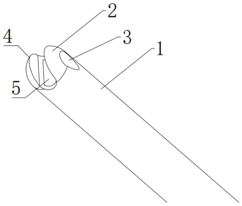 Skin perforation blunt needle device