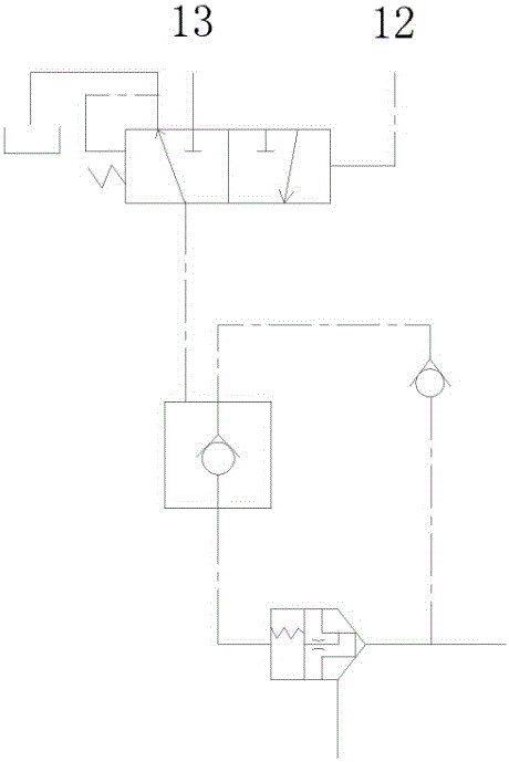 Novel load retaining valve structure for excavator