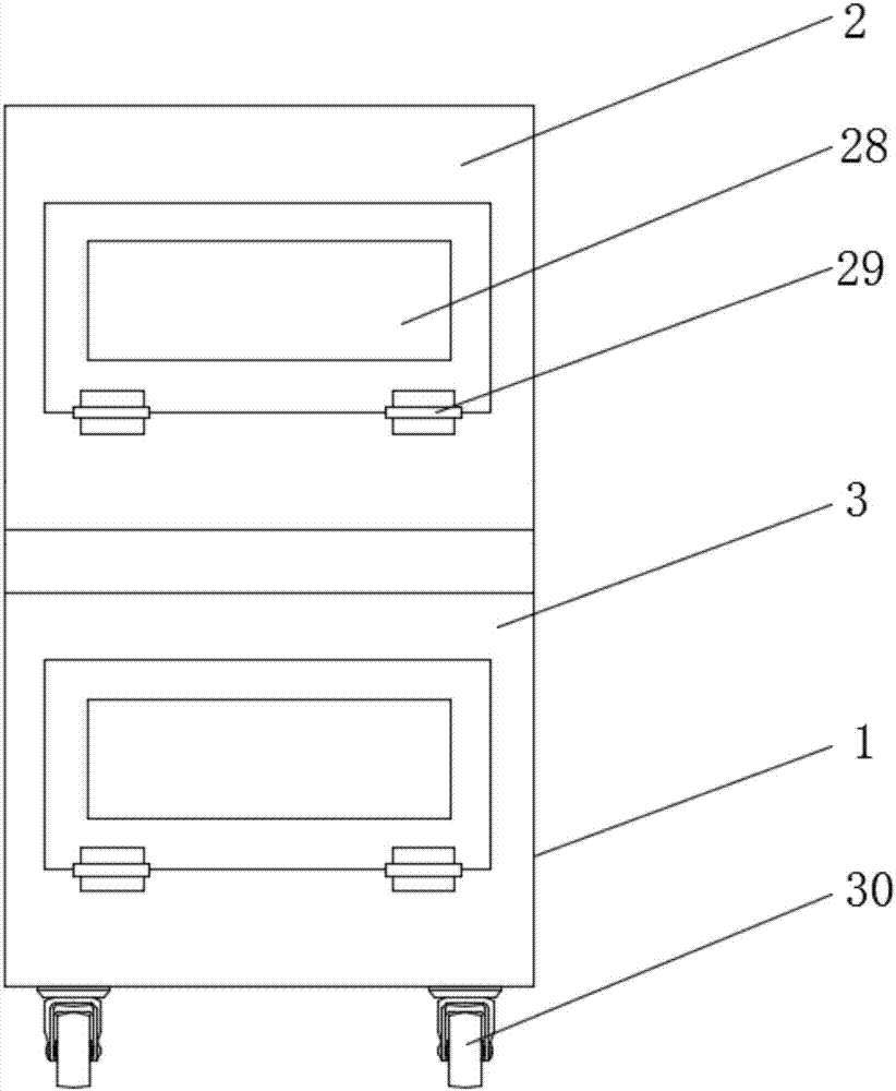 Medical operation instrument cleaning device