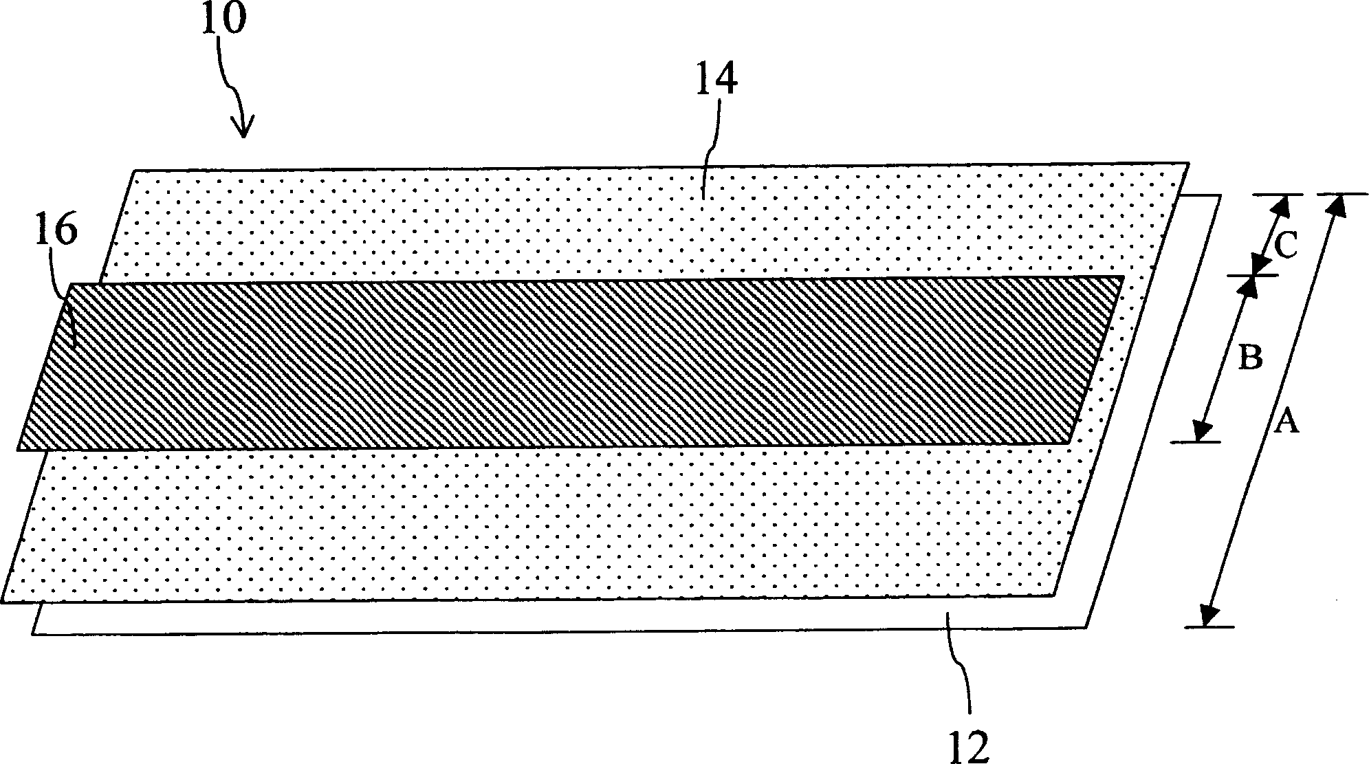 Local-reinforced apron rubber and its production