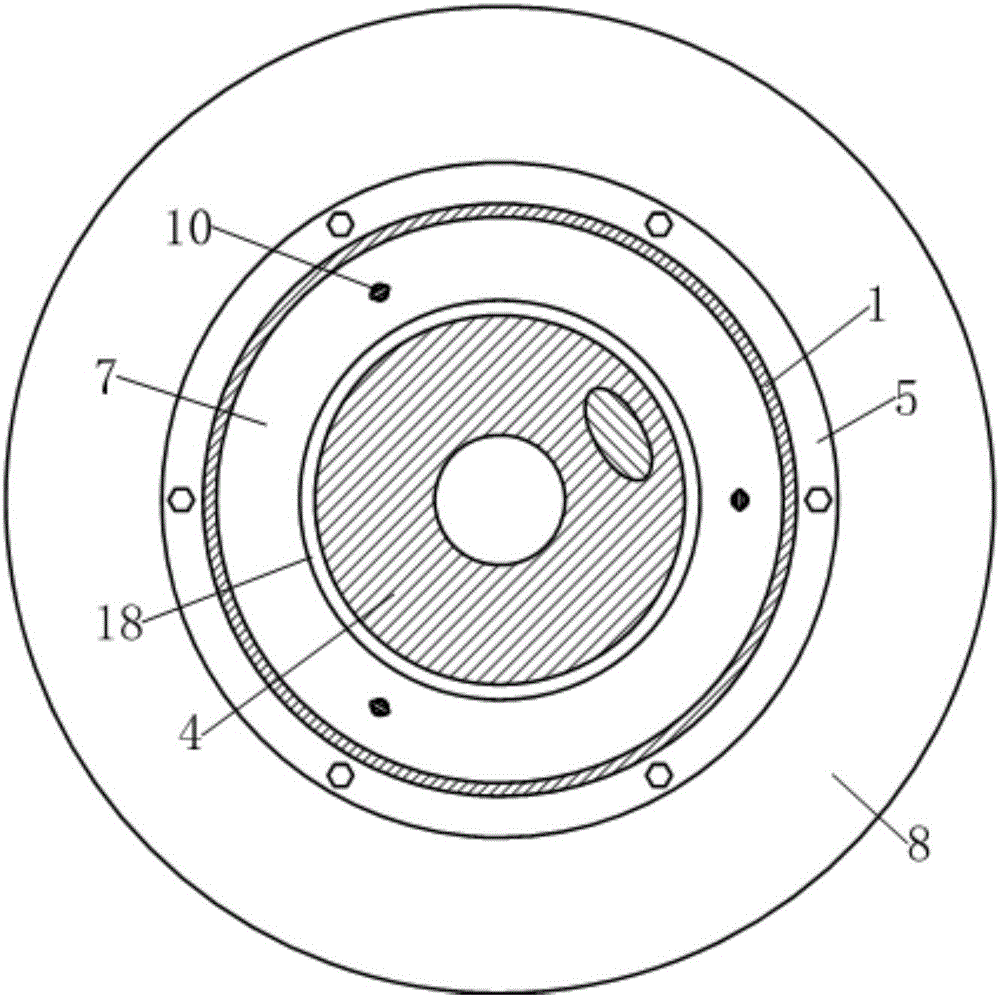 Three-dimensional vibration isolation support seat capable of presetting vertical initial rigidity