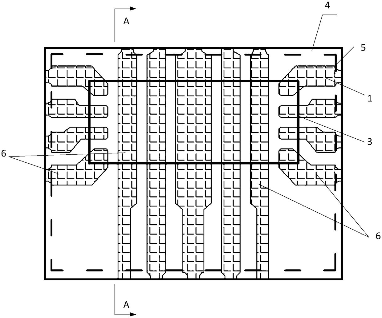 Heat dissipation enhancement packaging structure for frame-type products, and manufacturing method