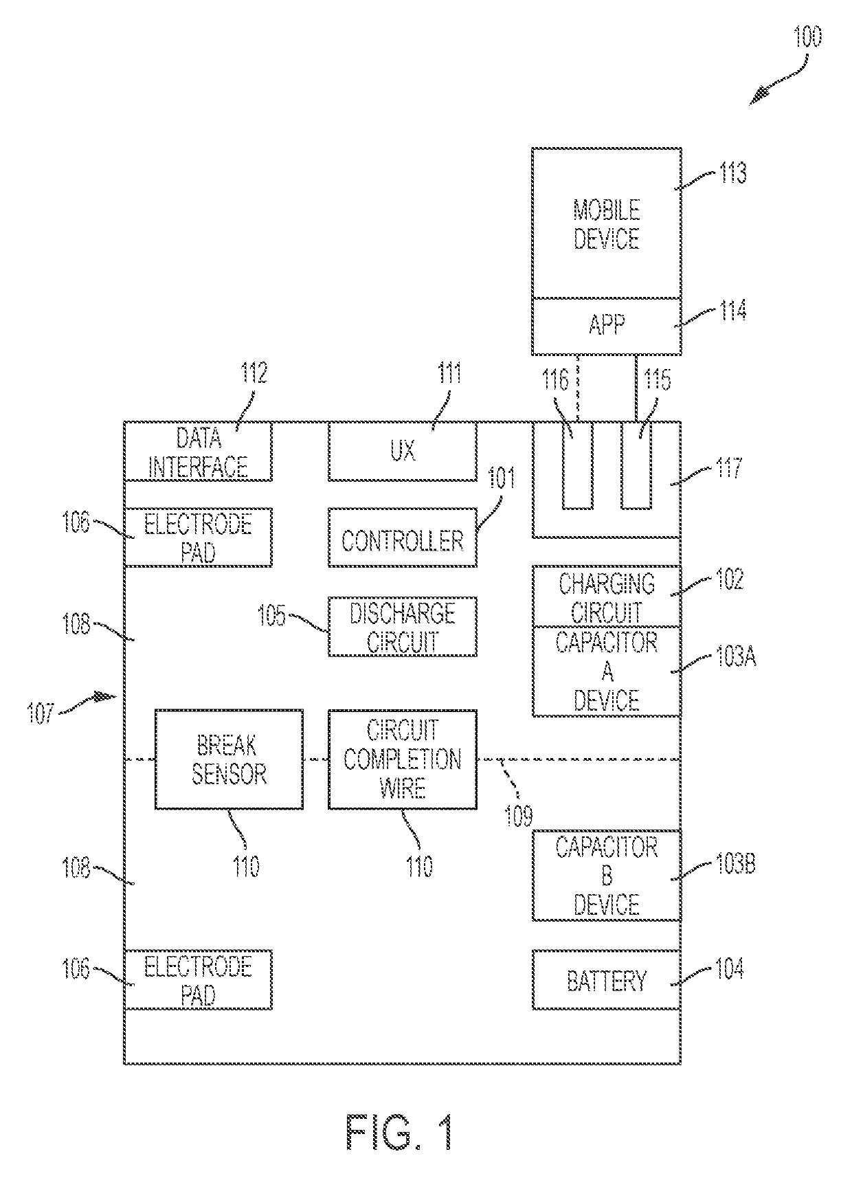 A portable single use automated external defibrillator device