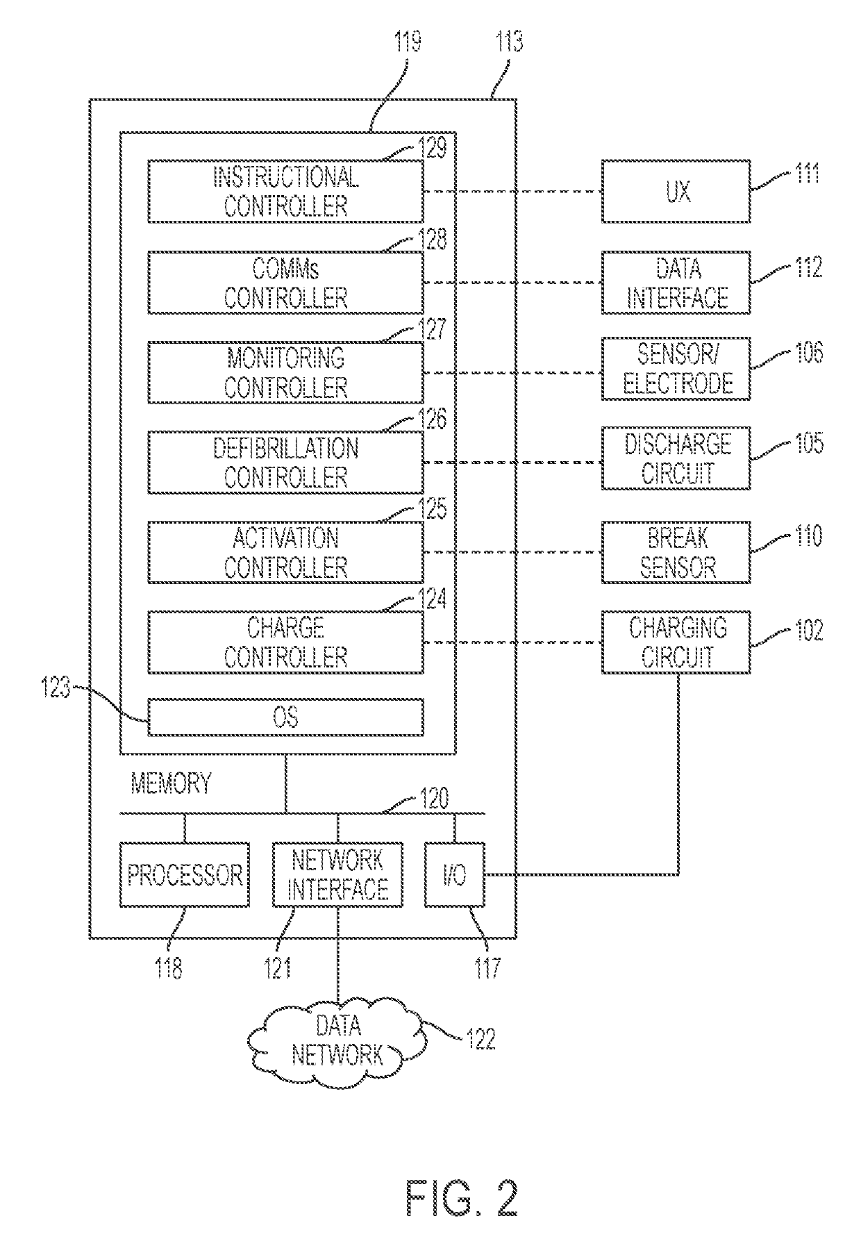 A portable single use automated external defibrillator device