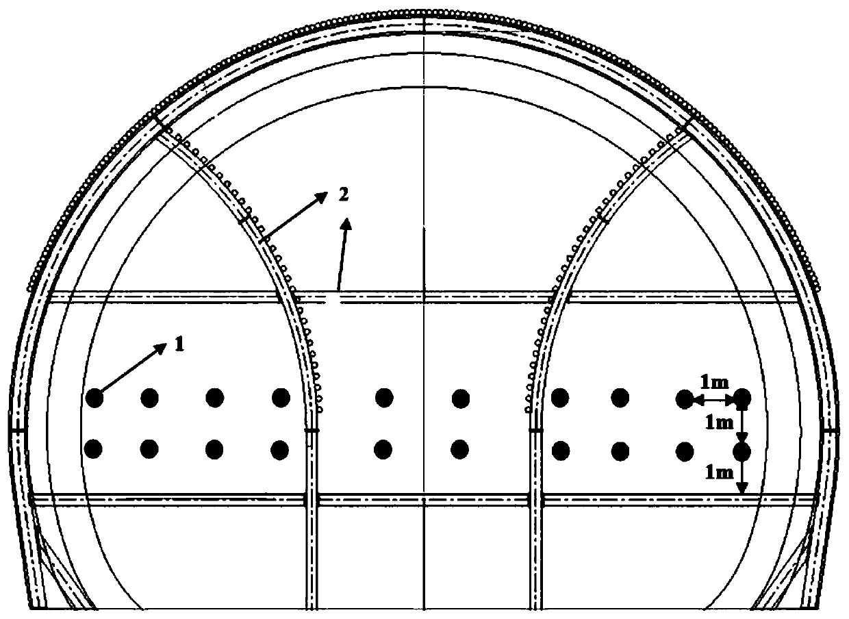 Excited polarization separation detection cable system and its laying method for excavating tunnels by double-side-wall pilot-pit method