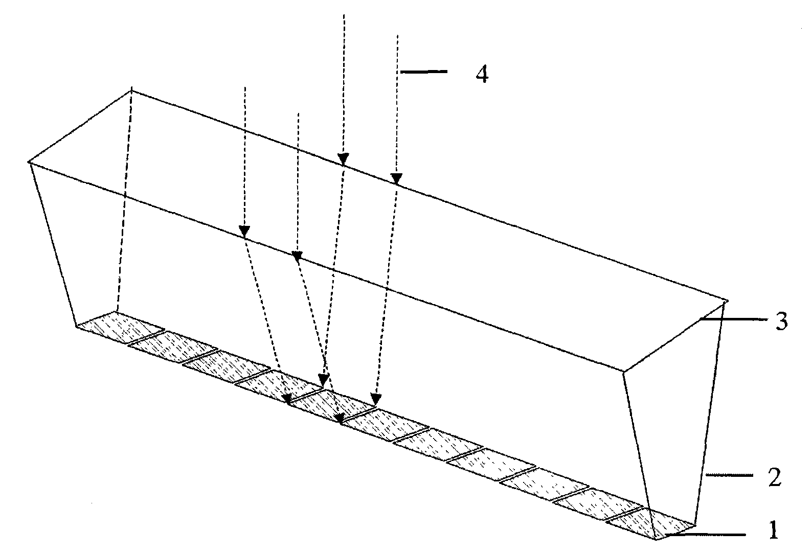 Light-concentrating crystalline silicon solar battery component