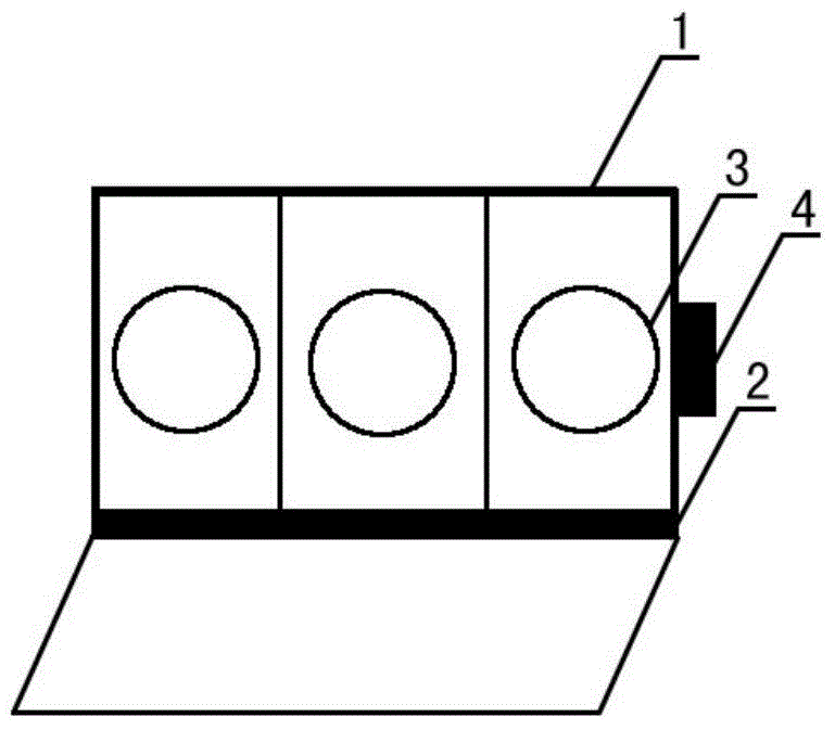 Electric panel wireless charging device