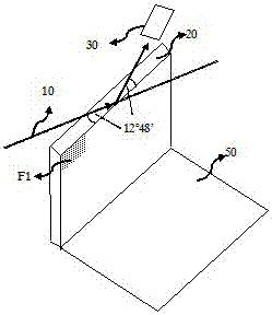 Rapid determination and processing method of a-direction flat edge of c-direction sapphire crystal rod