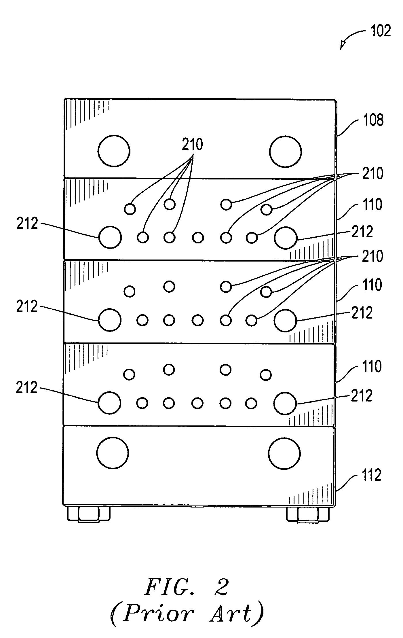 Fluid divider block suitable for use at high pressures