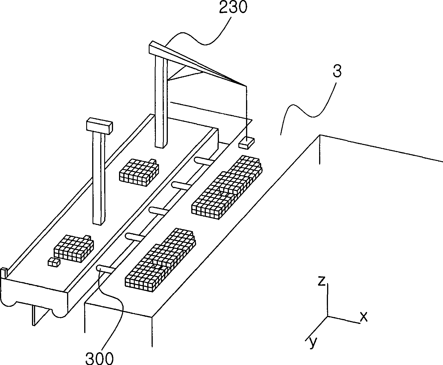 Mobile harbor for marine transportation system