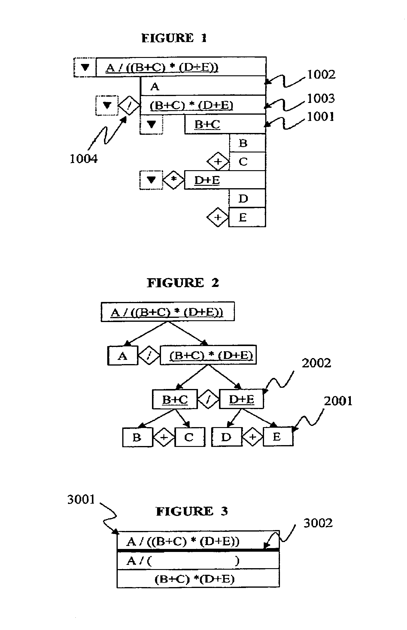 Calculation expression management