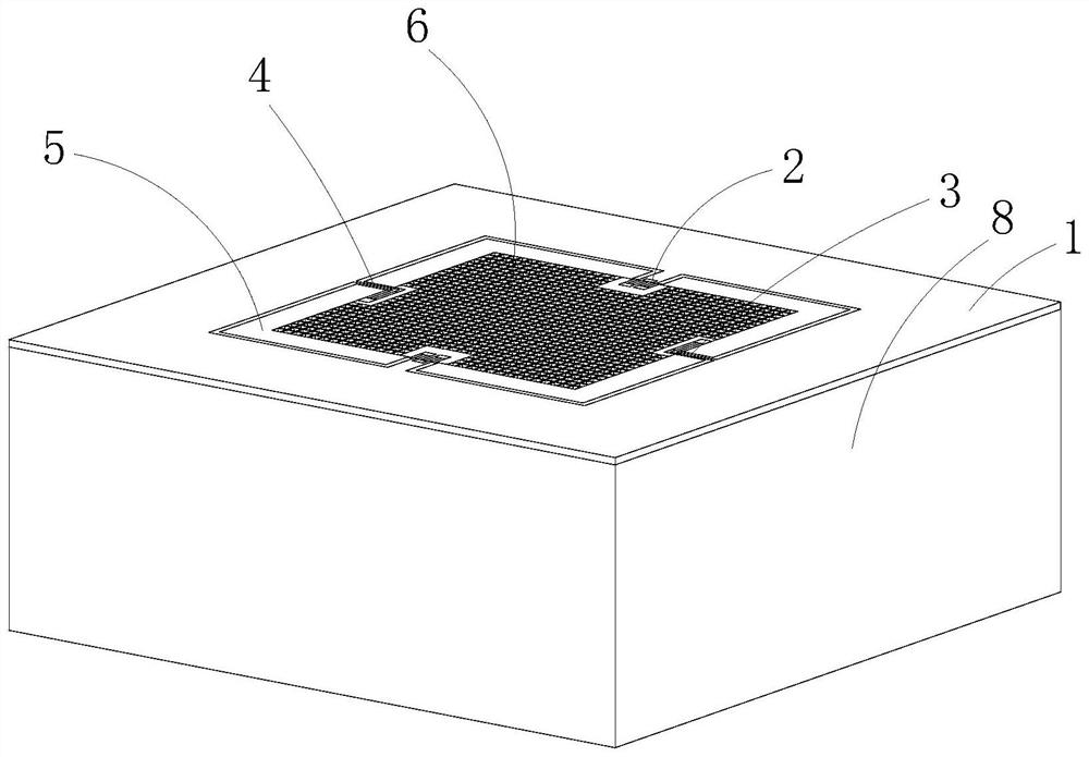 Piezoresistive pressure sensor and preparation method thereof