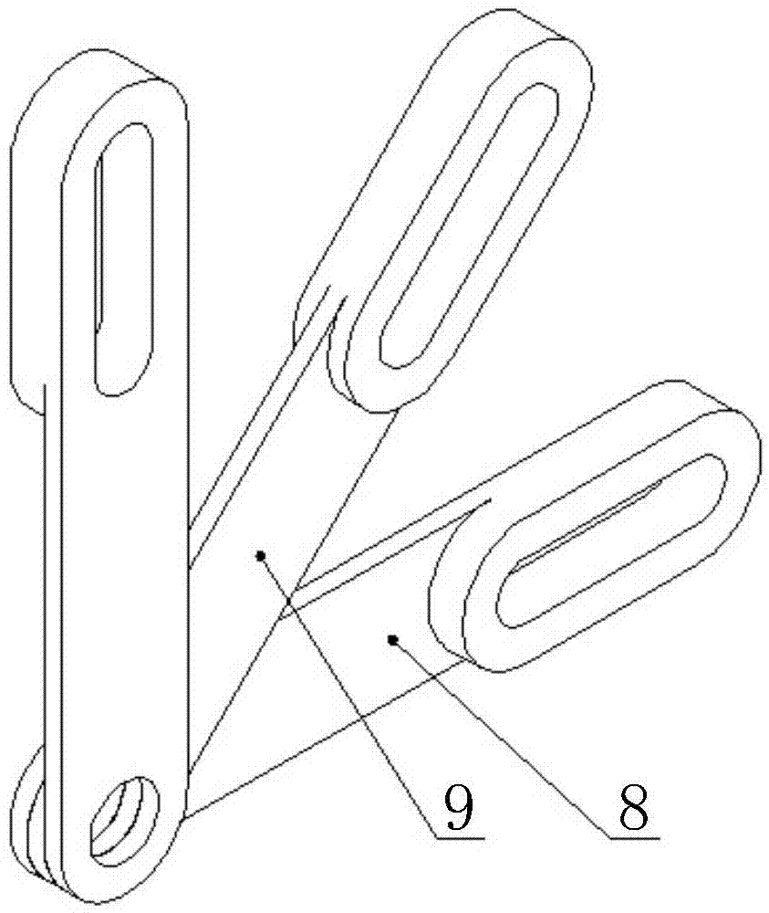 Crank set driving device capable of being assembled