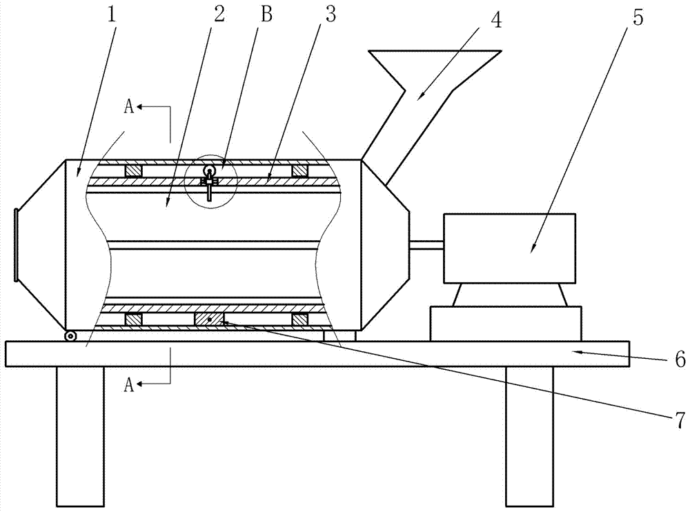 Stirring device for building operation