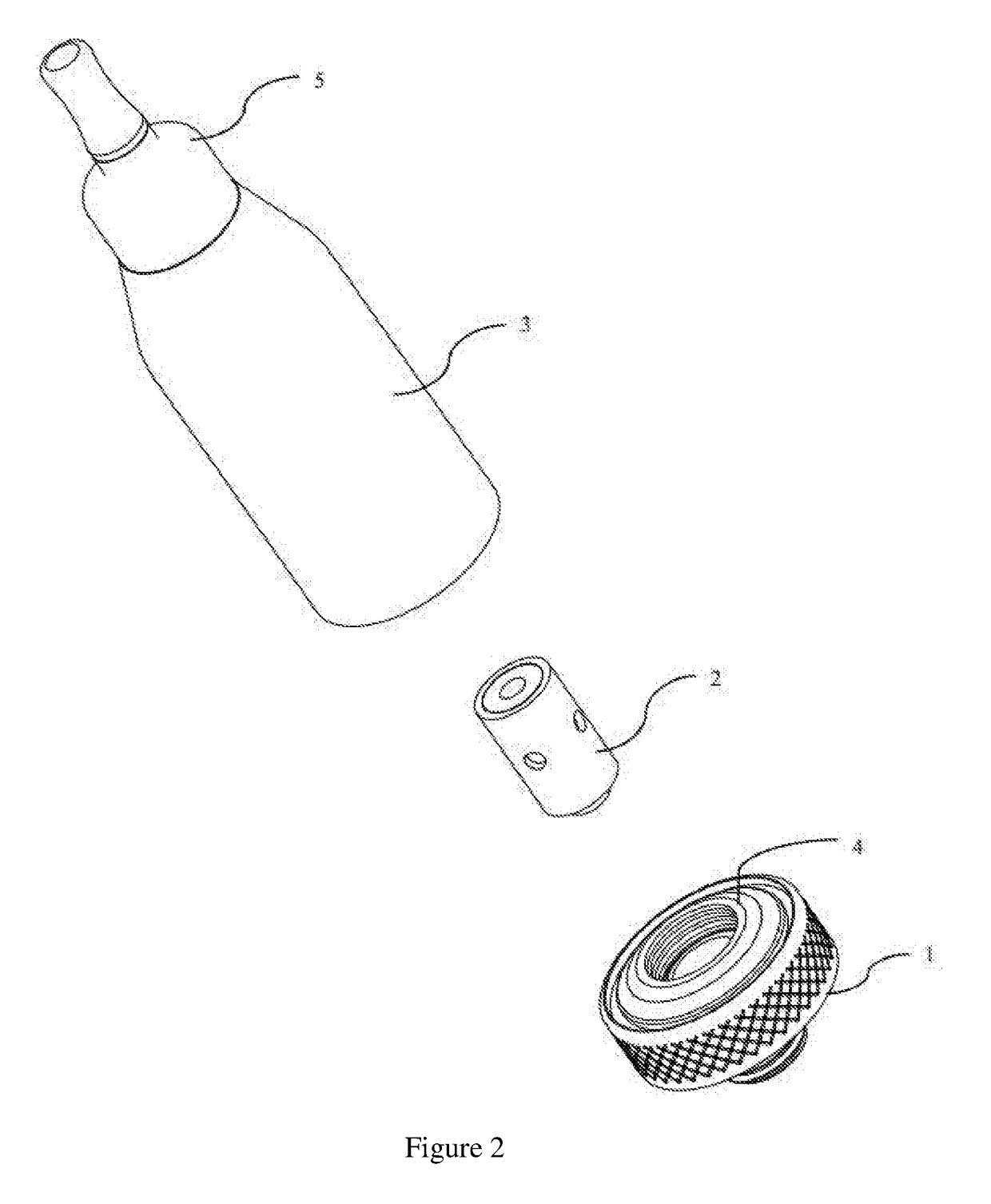 Atomizing component and electronic cigarette