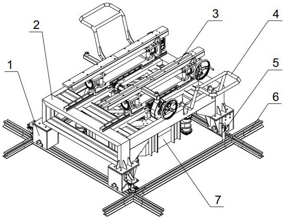 An on-track reversing multifunctional cargo transport vehicle