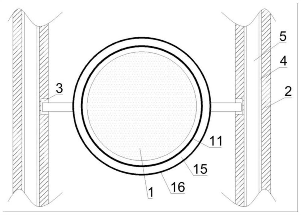 AOD furnace gas exhausting device